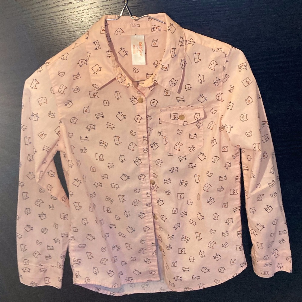 Cotton Oxford cloth shirt